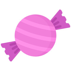 Candy icon Icon In Flat Design Style Vector Illustration