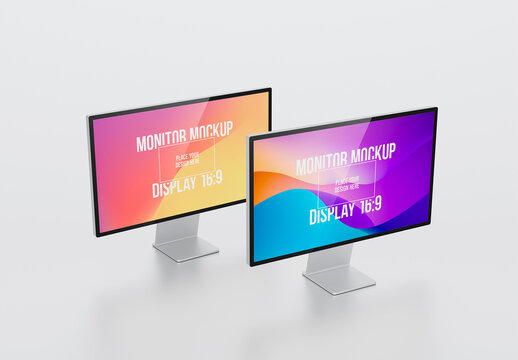 Monitor Display Mockup