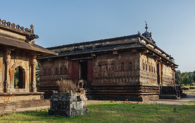 Fototapeta na wymiar Agoreshwara Temple dedicated to Lord Shiva in Ikkeri village. India.
