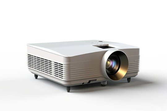 a projector isolated on white background