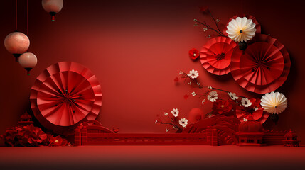 chinese lanterns with fan background on a red background chinese lan terns with fan background on a red backgroundchinese lanterns with fan background on a red background


