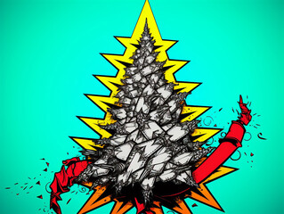Exploding Christmas tree - 684509235
