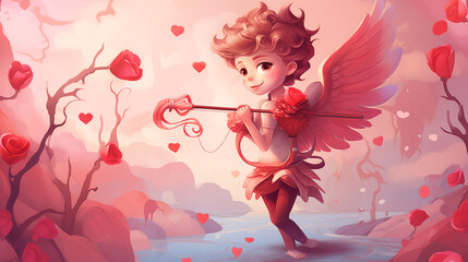 Valentines Day cupid