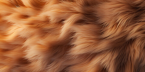 Naklejka premium Texture Of Animal Thick Fur For Wallpaper And Design Solutions Created Using Artificial Intelligence