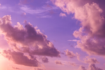 bstract and pattern of cloud sky, Velvet violet, Velvet Purple, Trend color of the year background