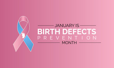 National Birth Defects Prevention Month vector template. Raising Awareness and Supporting Healthy Pregnancies with Birth Defect Prevention Graphics. background, banner, card, poster design.