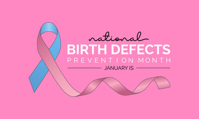 National Birth Defects Prevention Month vector template. Raising Awareness and Supporting Healthy Pregnancies with Birth Defect Prevention Graphics. background, banner, card, poster design.