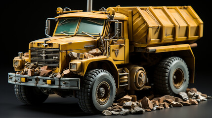3d realistic Dump Truck
