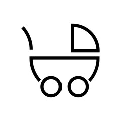 baby stroller icon