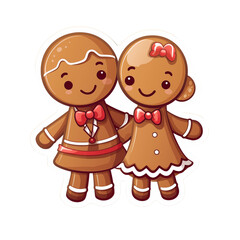 gingerbread man and girl