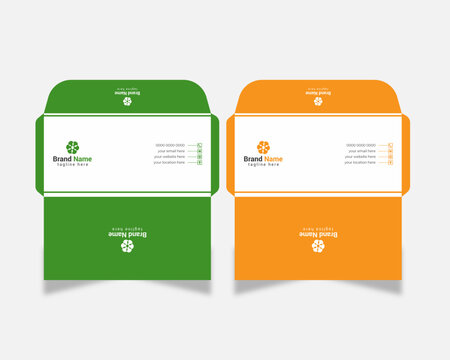 Vector modern  envelope template or envelope design