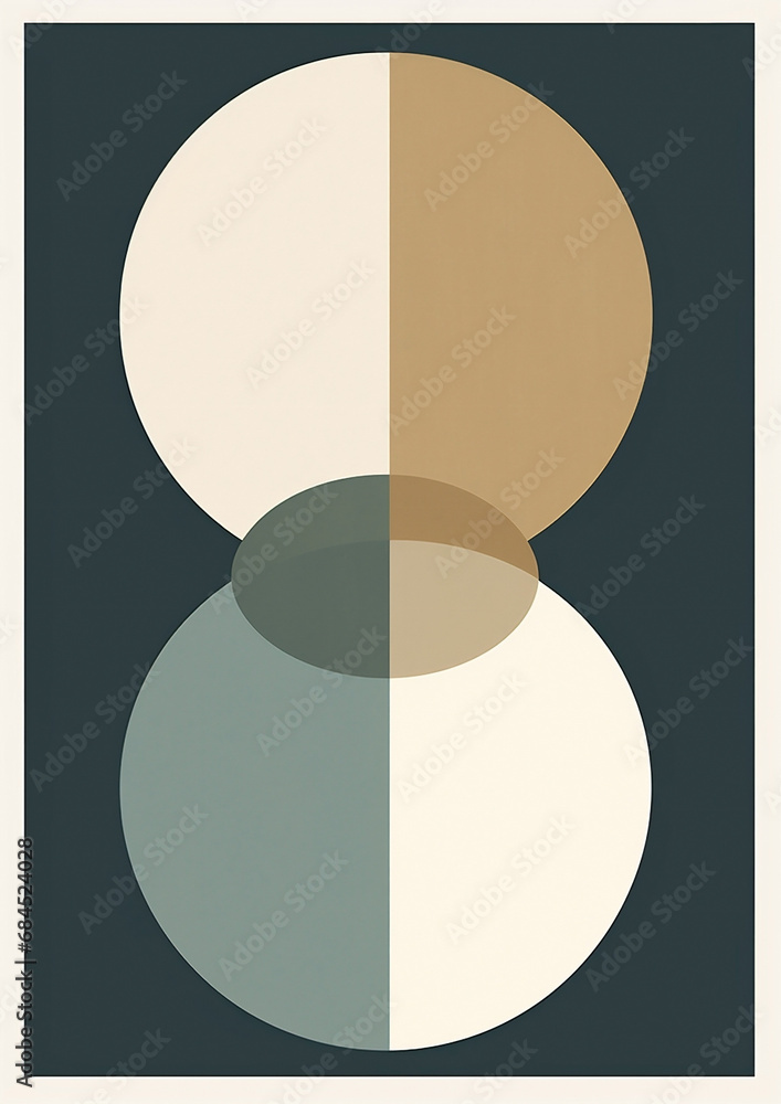 Poster wallpaper pattern geometric simple abstract circle background graphic modern design shape