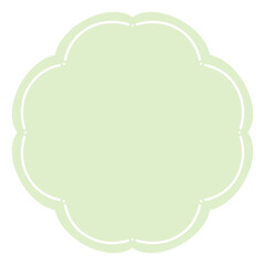 大人かわいいシンプルレトロなフレーム⭐︎PNG