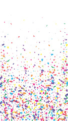 Scattered letters of latin alphabet. Colorful