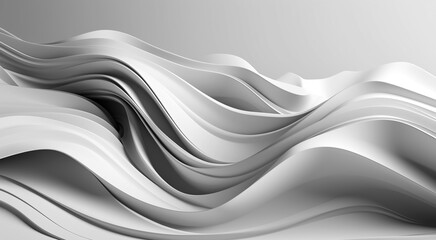 Abstract Background, Gray Curved Lines