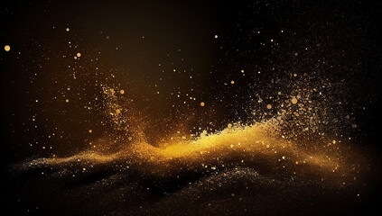 gold dust particles astronomy astronomy science, fantasy © Suna