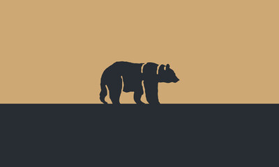bear logo collection logo design vector - obrazy, fototapety, plakaty