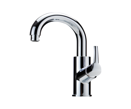 Water tap isolated on a transparent background, Generative AI