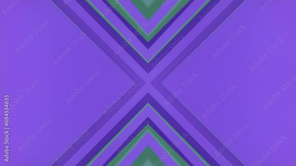 Fototapete Abstract background with pattern of green and purple. Visually bright and unique design. Digital seamless loop animation. 3d rendering. 4K, Ultra HD resolution