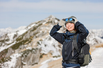11月の燕岳登山