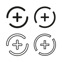 Obraz premium More icon. Read more sign. Vector illustration. PS 10.