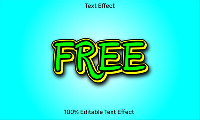 FREE text effect in 3d