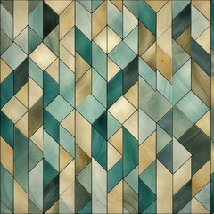 geometric pattern tile, greenish-blue tones, backdrop