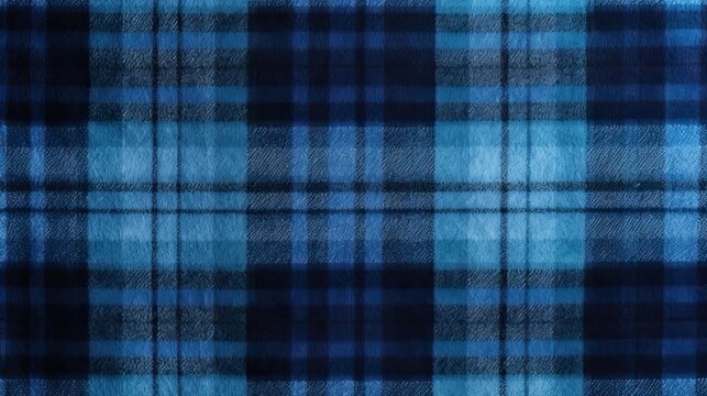 modern and uneven luxury blue tartan woven carpet texture