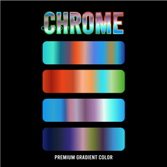 Chrome Color Premium Gradient Modern