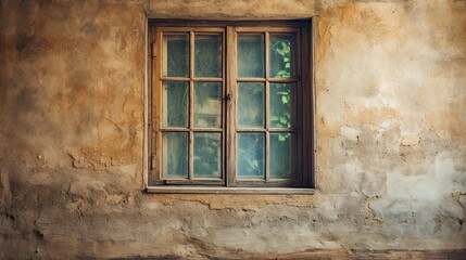 Fototapeta na wymiar old wooden window