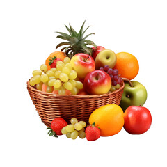 Fruit basket clip art