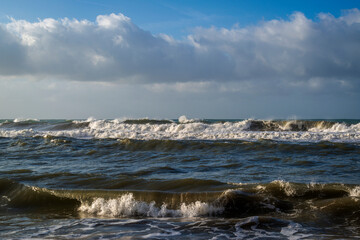 Littoral un jour de tempête