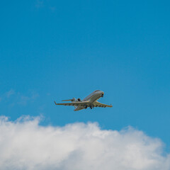 airplane in the sky