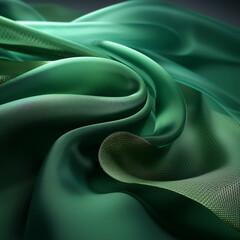 A banner for fabric digitization platform, olive green, jade green, gradient, pictures of texture...