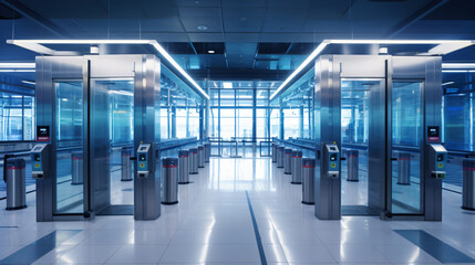 Security gates or metal detectors