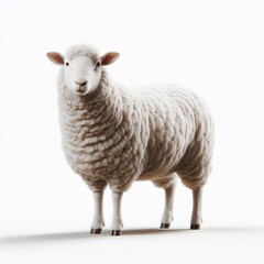 Fototapeta premium sheep isolated on white