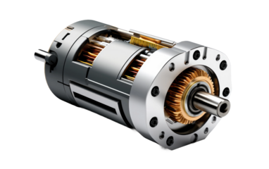 Coreless Drive Motors Innovation Backbone on White or PNG Transparent Background