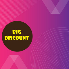 background offer stylish banner poster
