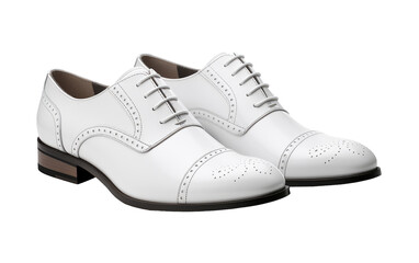 Derby Brogues Classic Elegance Timeless Style on White or PNG Transparent Background