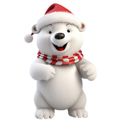 Christmas polar bear 01