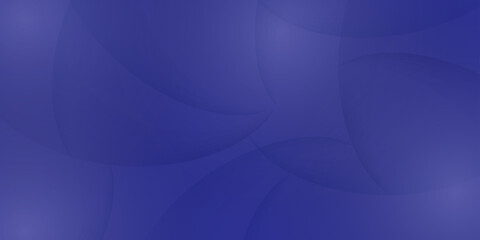 Background in blue shades with semicircular gradient lines. Dark folds on a blue background with a light glow. Illustration for banner, poster and panoramic view