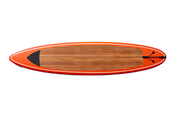 Paddle boarding Isolated on Transparent Background. Ai