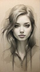 Drawing of a girl