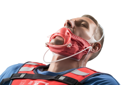 Emergency Support Vital Airway Tools on White or PNG Transparent Background