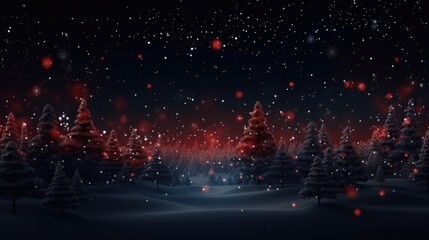 Obraz premium Background that combines traditional holiday elements with futuristic particle effects, blending the magic of Christmas with a touch of technology