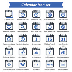 Calendar Icon Set