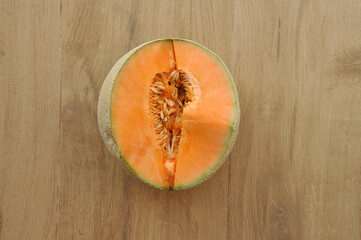 fruta mamão cortado deliciosa 