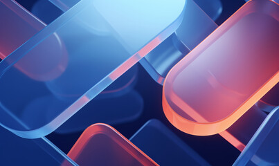 Abstract glass morphism background wallpaper. Visual design element for banner header poster