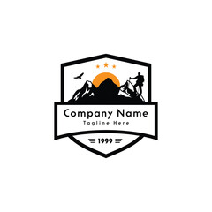 the mountain traveling logo