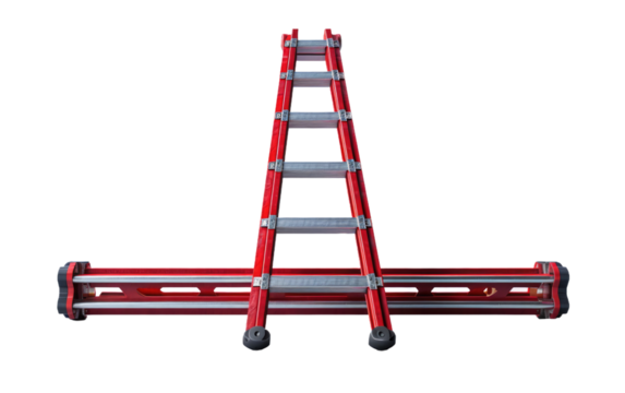 Safety Gear Firemans Rescue Ladder Keywords on White or PNG Transparent Background